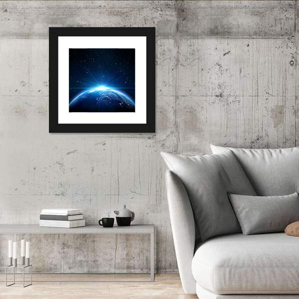 Earth from Orbit Wall Art