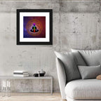 Meditation Man with Golden Mandala Wall Art