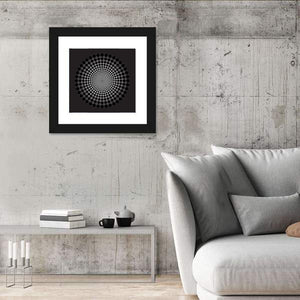 Optical Illusion Illustration Wall Art