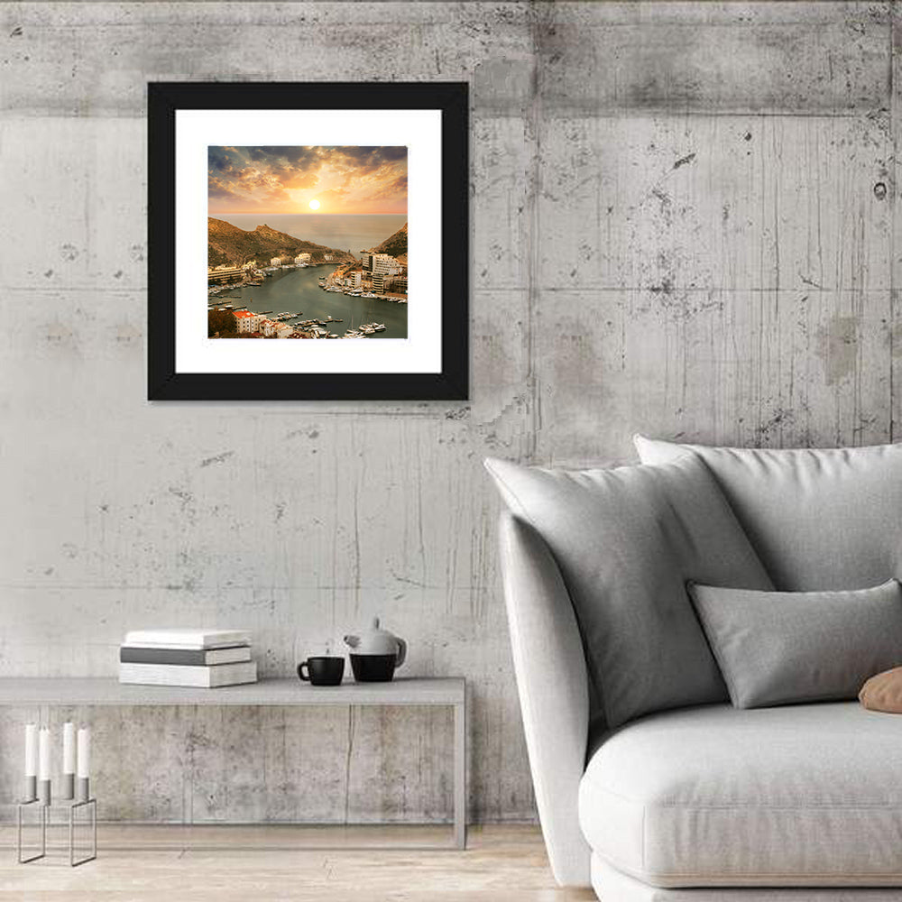 Balaklava Bay at Sunset Wall Art