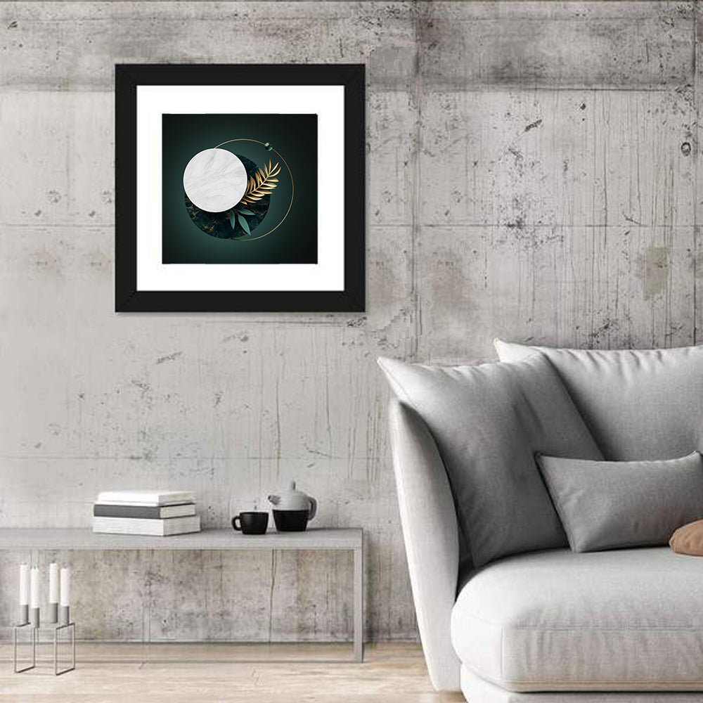 3d Palm Leaf Textured Composition Wall Art