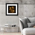 Liquid Gold Spiral Wall Art