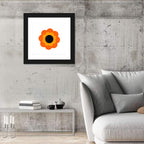 Geometric Sunflower Study Wall Art