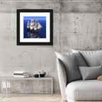 Three-masted Sailing Ship at Sea Wall Art