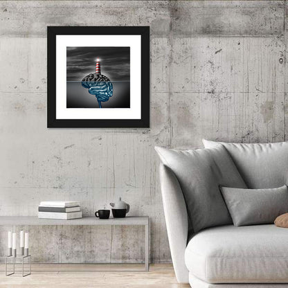 Brain Disorder Neurology Symbol Wall Art