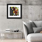 Heart-shaped Spice Bowls Still Life Wall Art