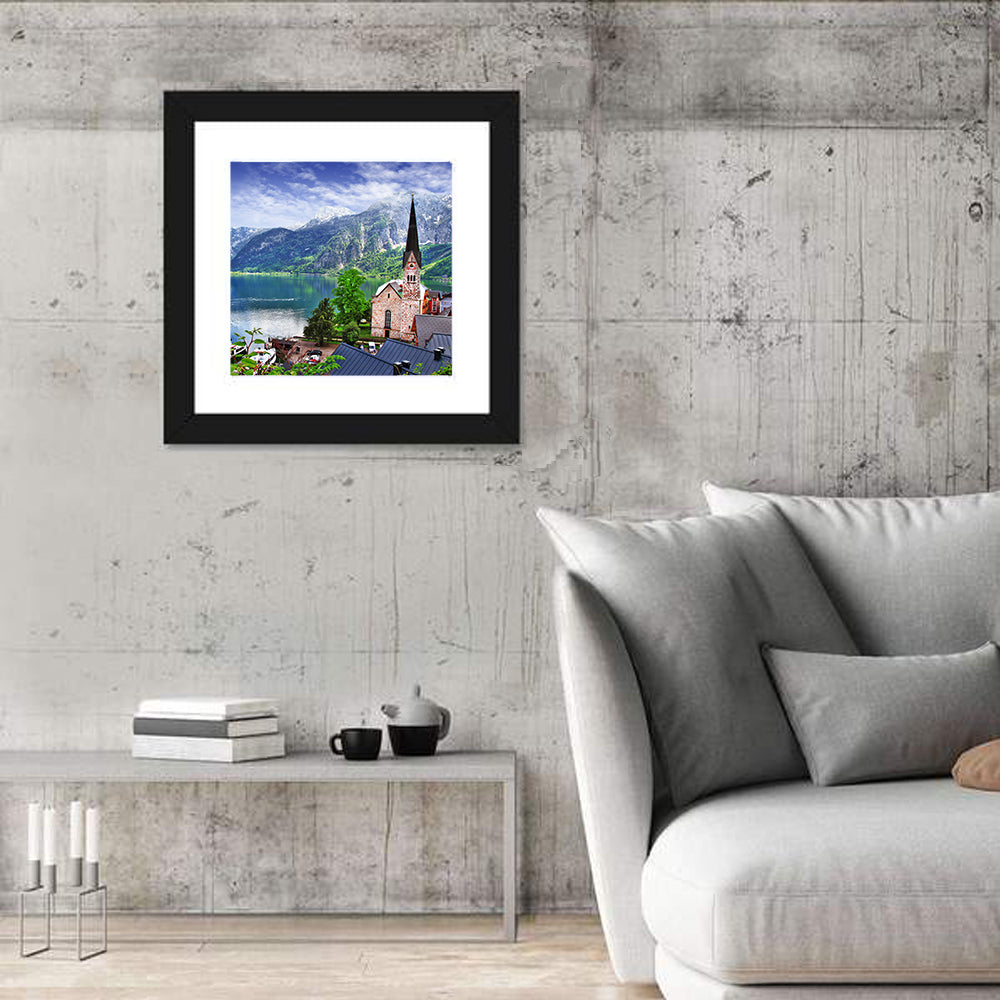 Stunning Alpen Scenery Hallstatt Wall Art