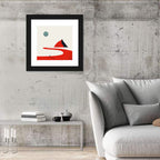 Career Path Mountain Illustration Wall Art