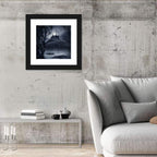 Moonlit Castle Over a Swamp Wall Art