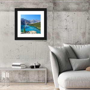 Moraine Lake in the Canadian Rockies Wall Art