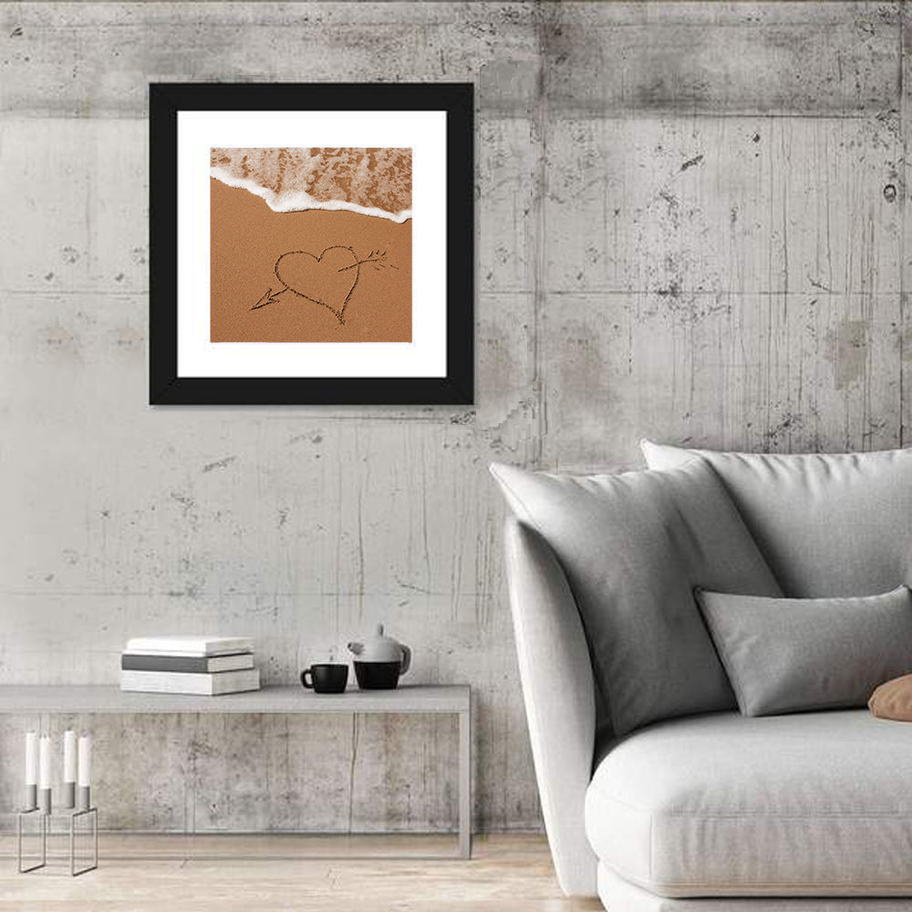 Heart in the Sand Wall Art