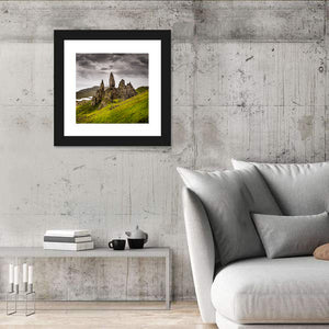 Old Man Of Storr Rock Formation In Scotland Wall Art