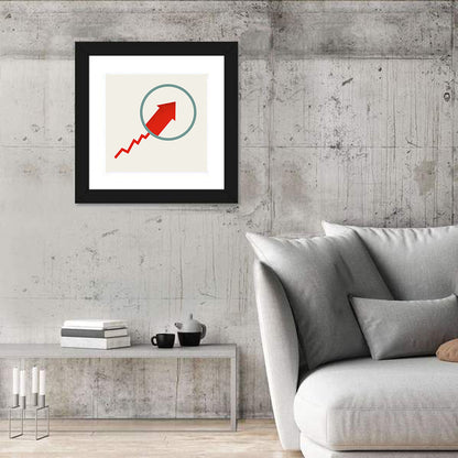 Market Growth Arrow Wall Art