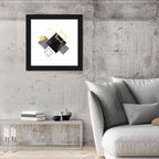 Layered Squares Composition Wall Art