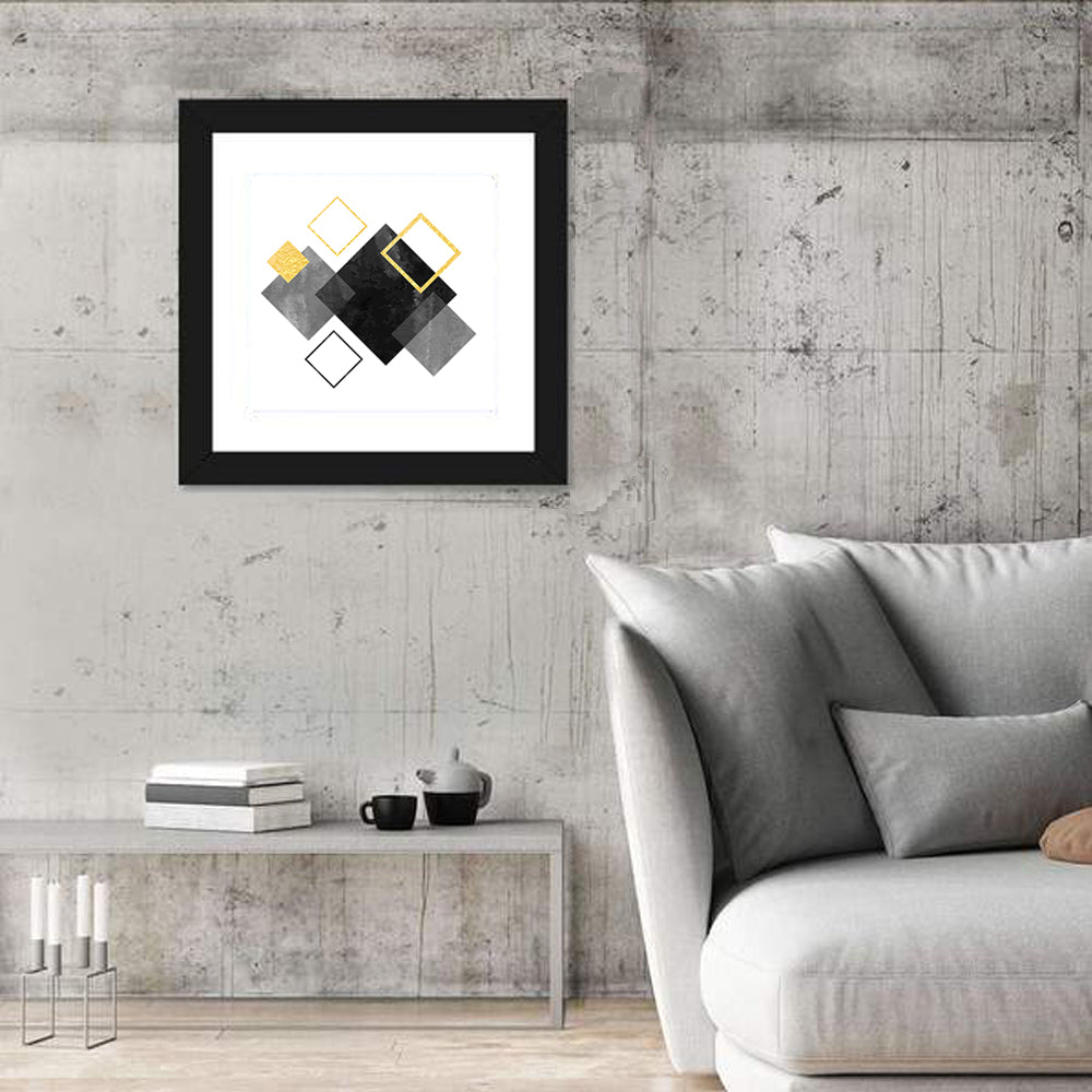 Squares Composition Minimalist Wall Art