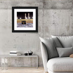 Night Gathering at the Kaaba Wall Art