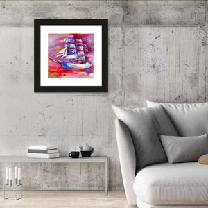 Sail Ship & Sea Artwork Wall Art