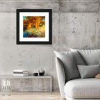Autumn Lake with Weeping Willow Wall Art