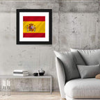 Spanish Flag with Coat of Arms Wall Art