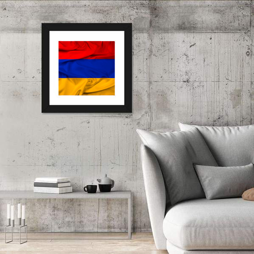 Waving Flag Of Armenia Wall Art