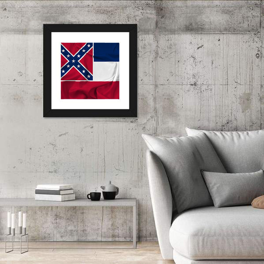 Flag Of Mississippi State Wall Art