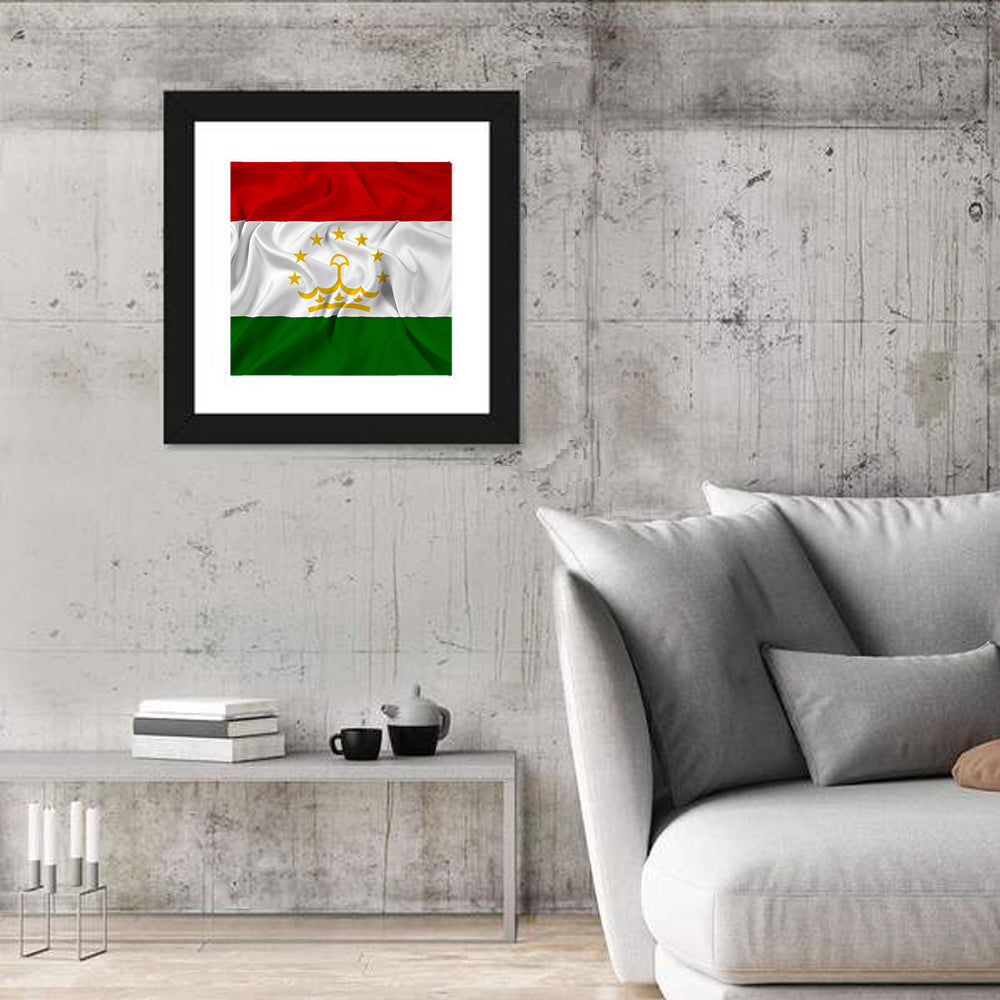 Flag Of Tajikistan Wall Art