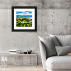 Château D'esparron and Village Church Wall Art