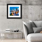 Chao Phraya River at Night, Bangkok Wall Art