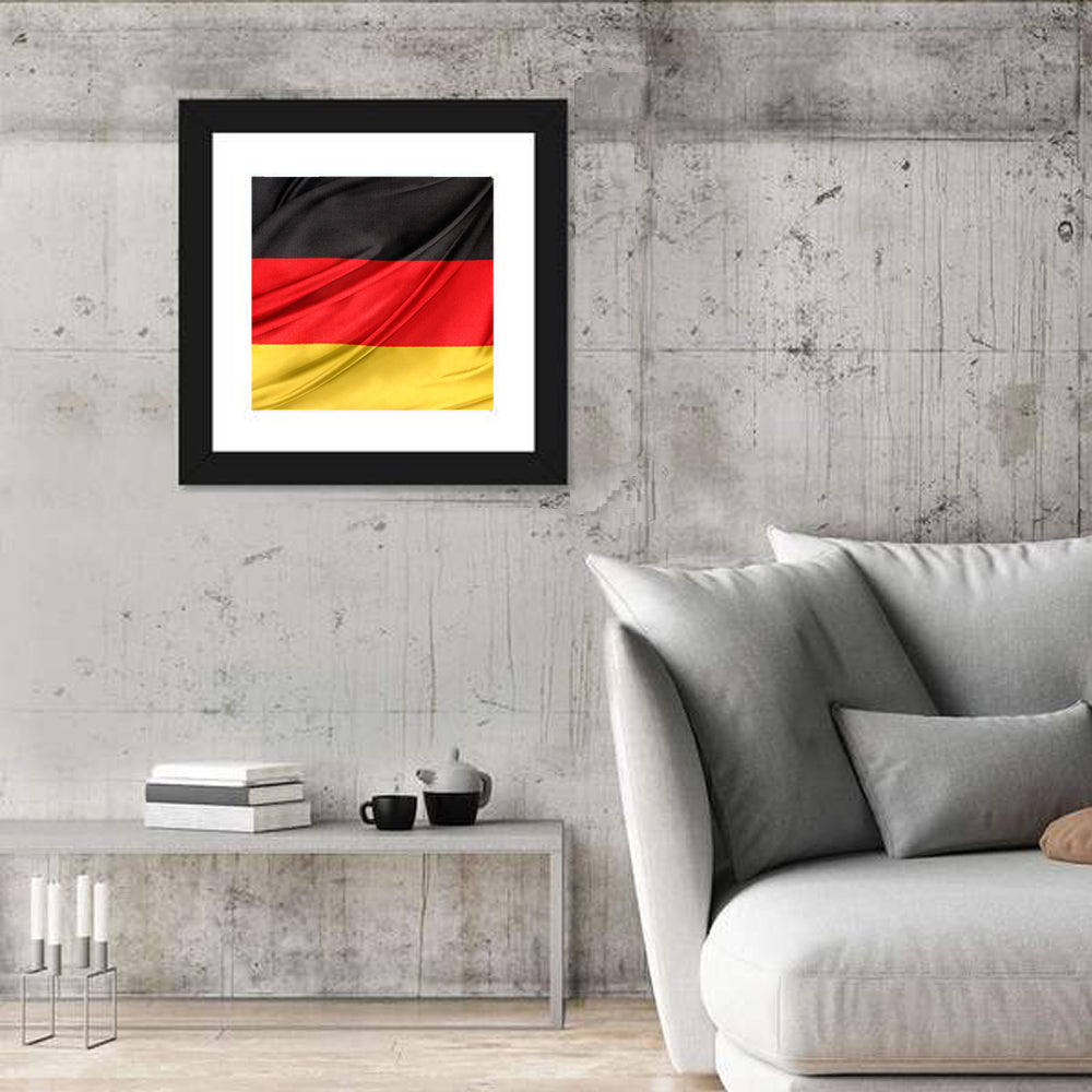 Draped German Flag Wall Art