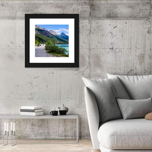 Waterfowl Lake In Banff  Wall Art