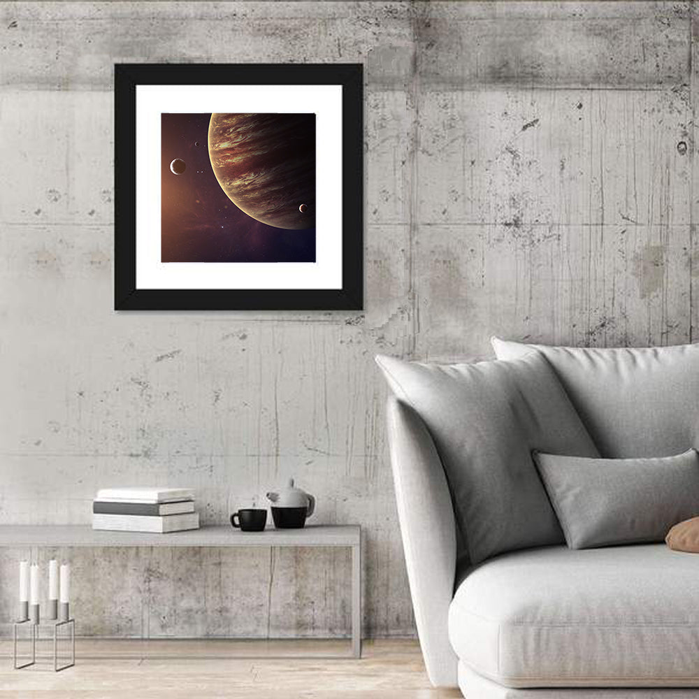 Jupiter from Space Wall Art