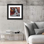 Dual Tier Autumn Forest Waterfall, Crimea Wall Art