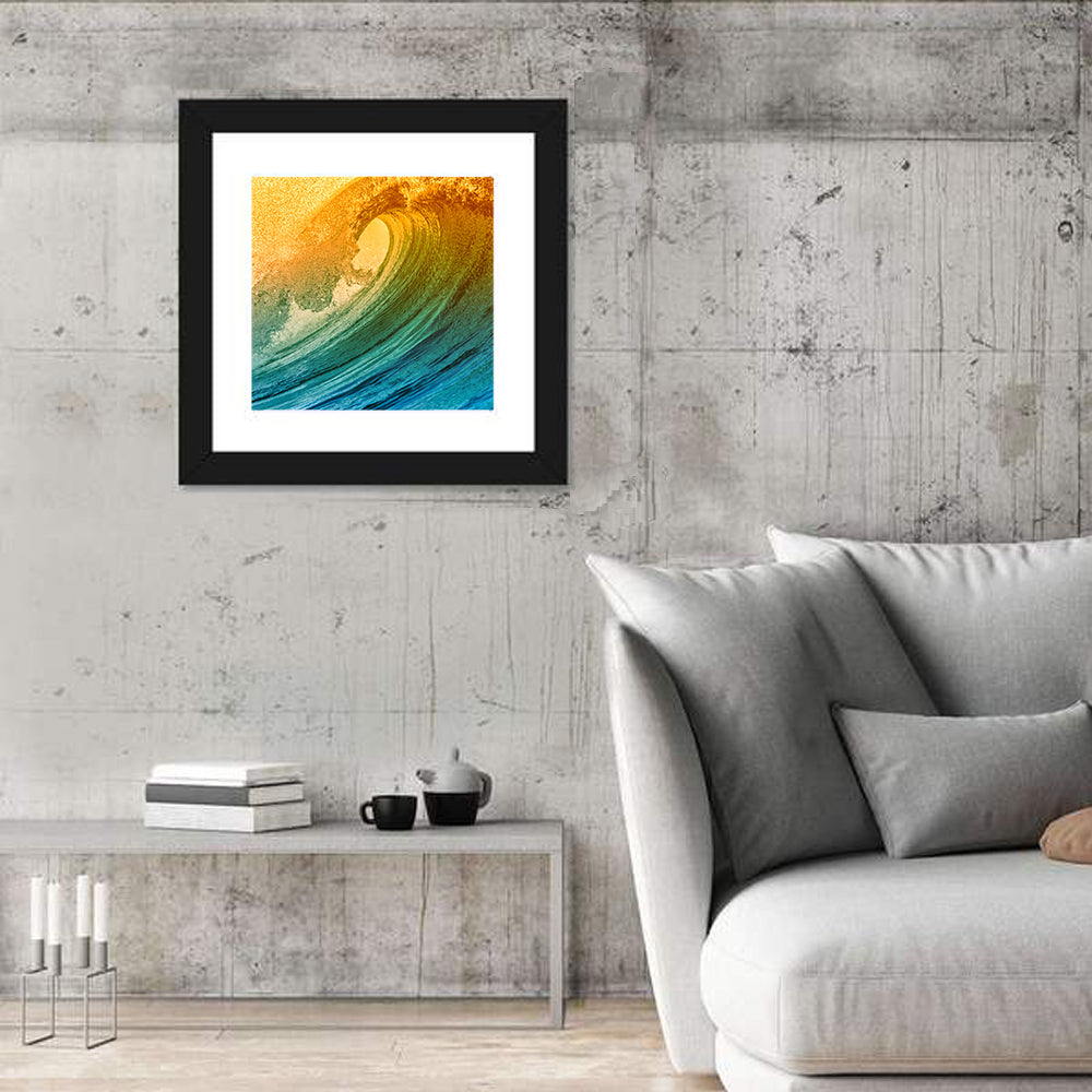 Scenic Ocean Wave Wall Art
