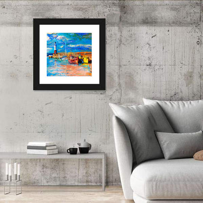 Ocean Sunset Artwork Wall Art