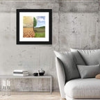 Split Landscape with Half-alive Tree Wall Art