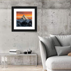 Ama Dablam at Sunset Wall Art