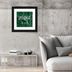 Saudi Arabia Flag Typography Wall Art