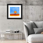 Golden Hour Lone Tree Wall Art
