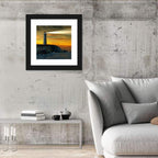Solitary Lighthouse at Sunset Wall Art
