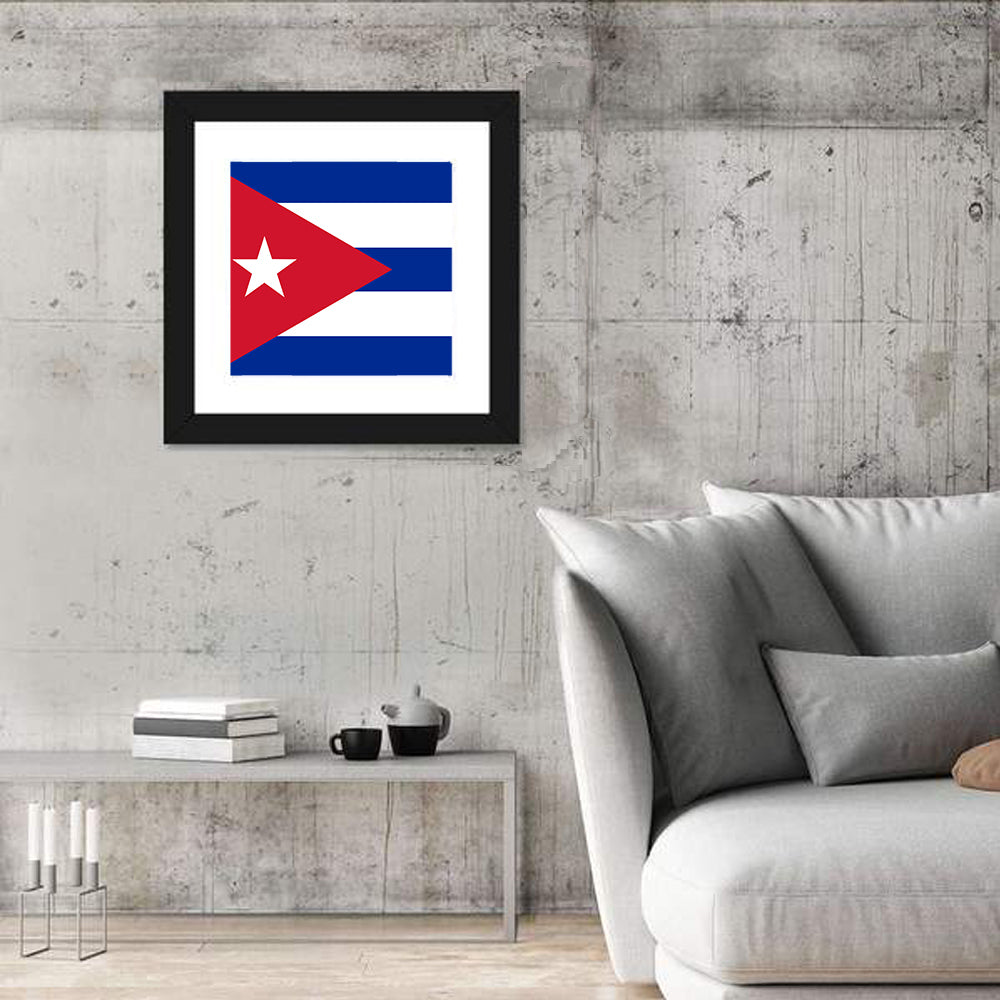 Cuban National Flag Wall Art