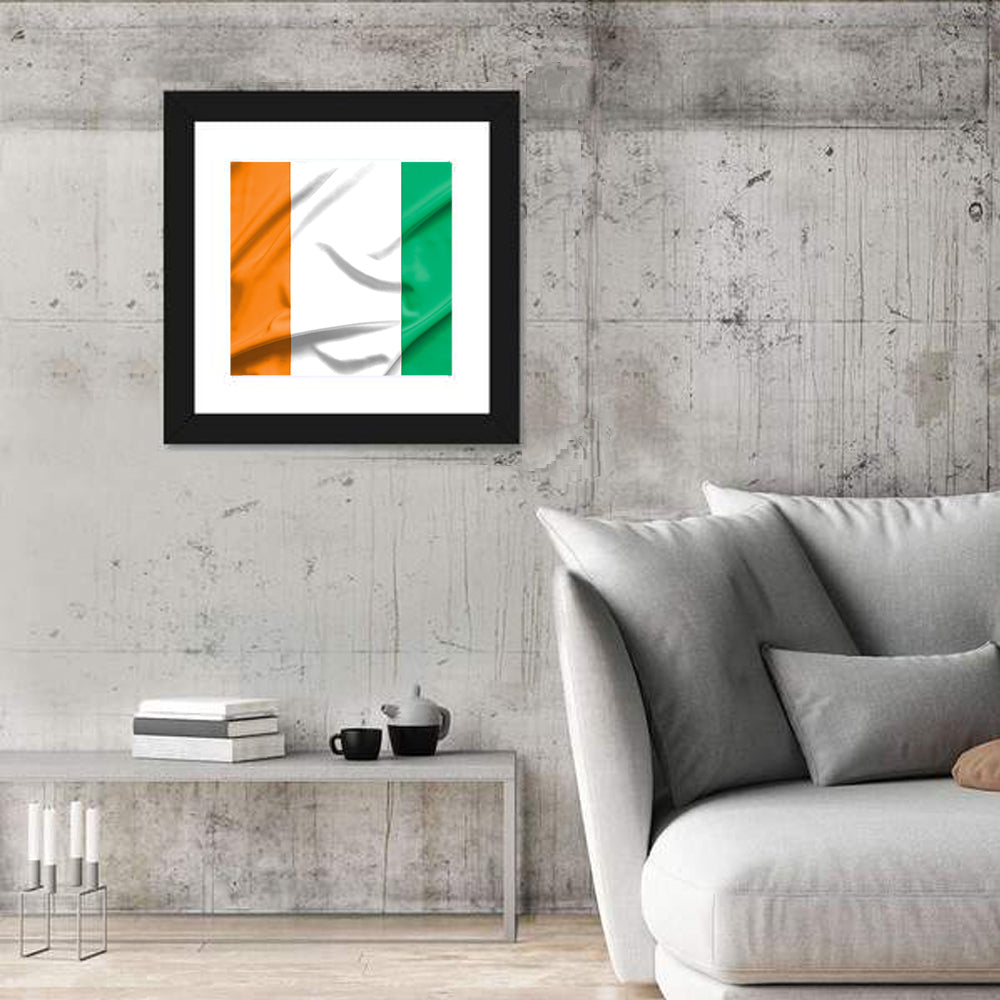 Flag Of Ivory Coast Wall Art