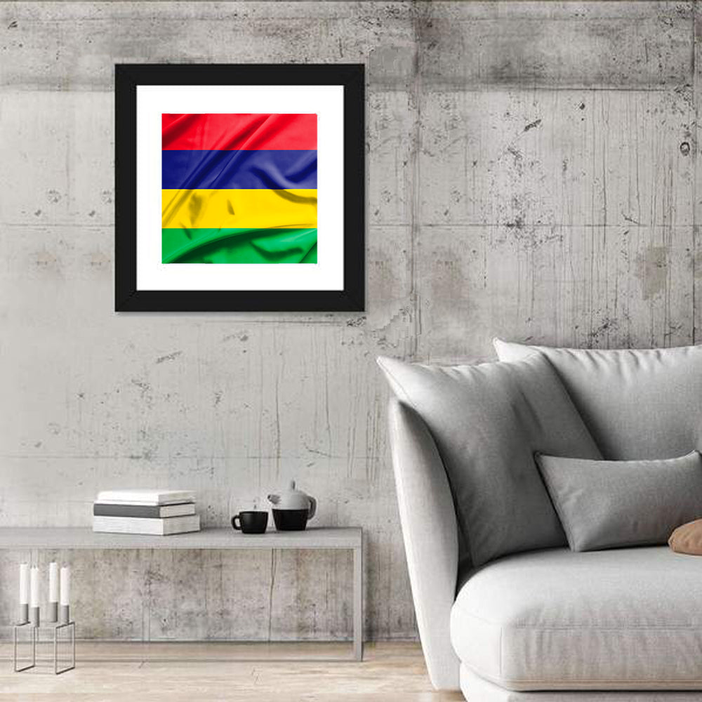 Mauritius National Flag Wall Art
