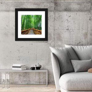 Path To Bamboo Forest Kyoto Wall Art