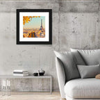 Eiffel Tower at Sunset Wall Art