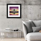 Jet Taking Off at Dawn Wall Art