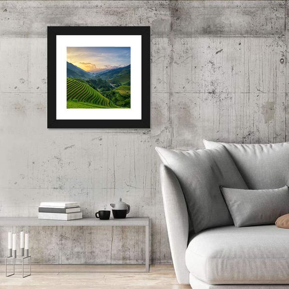 Vietnam Terraced Rice Fields Wall Art