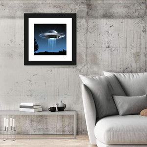 Alien Spaceship Wall Art