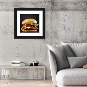 Tasty Burger Wall Art