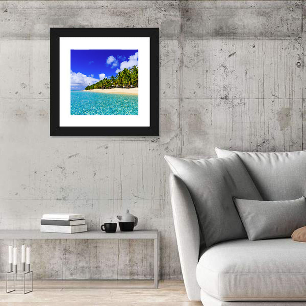 Dravuni Island Beach, Fiji Wall Art