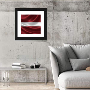 Flag Of Latvia Wall Art